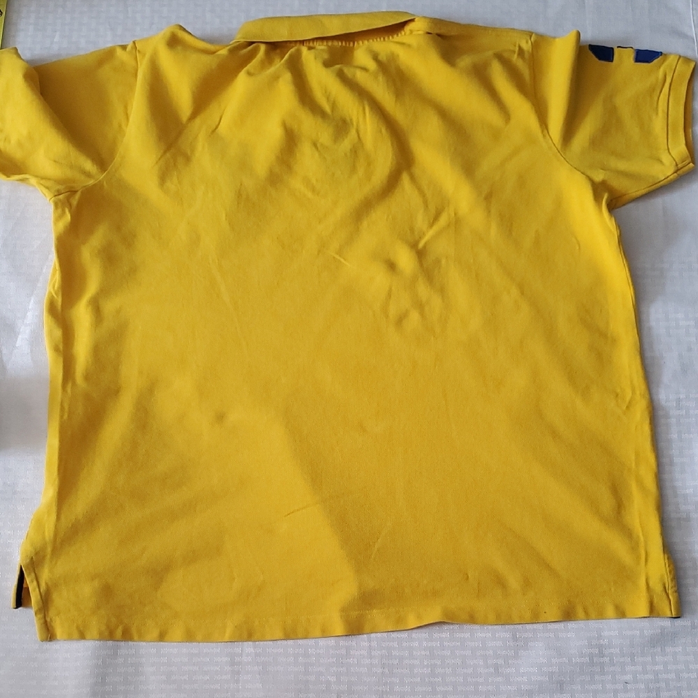 U.S. Polo Assn Big Yellow Polo Large Poney XL Shirt - Picture 10 of 11